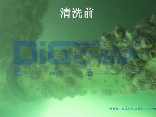 导管架清洗前