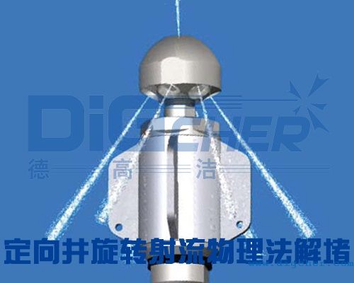 定向井旋转射流物理法解堵