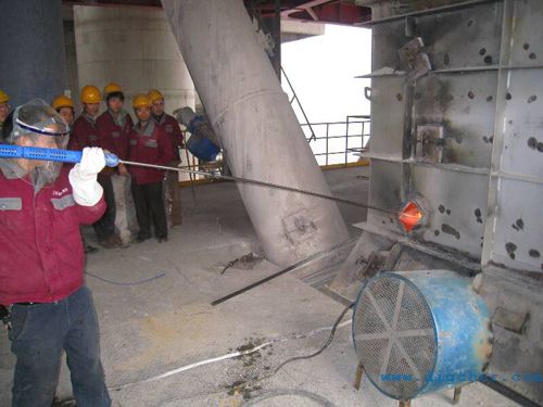 高压水射流回转窑预热系统堵塞清理.jpg